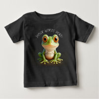 Super Niedlicher Frosch Cartoon Bearbeiten Text