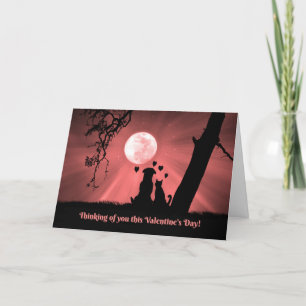 Super Niedlicher Hund und Katze General Happy Vale Karte