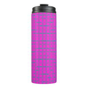 Super Niedliches Hot Pink Chic Muster Thermosbecher