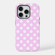 Super Niedliches Rosa mit stilvollen weißen Polka-
