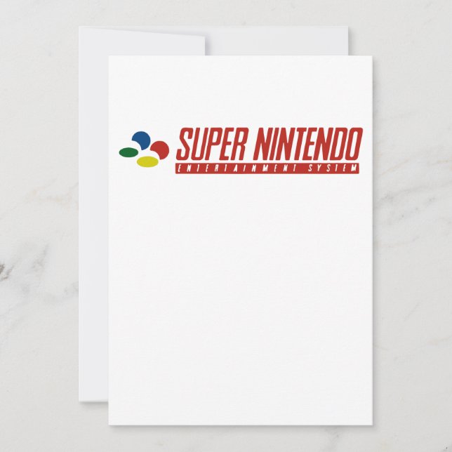 Super Nintendo Console 90S Vintages Retro-Videospi (Vorderseite)