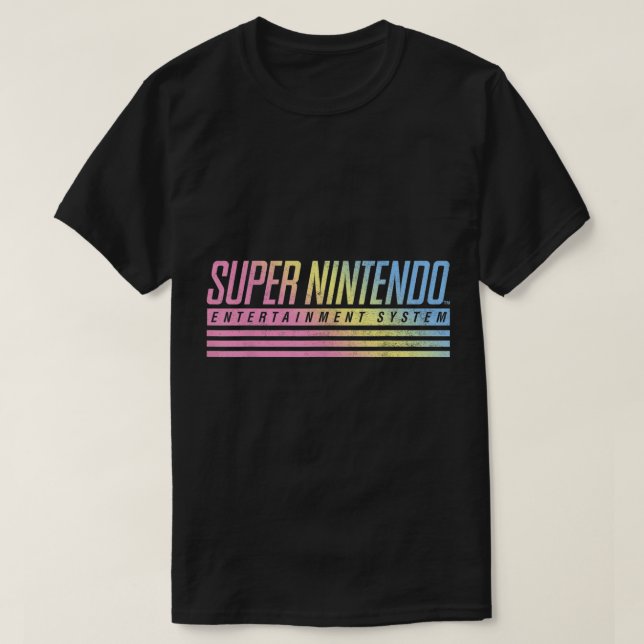 Super Nintendo Entertainment System Gleam Graphic T-Shirt (Design vorne)
