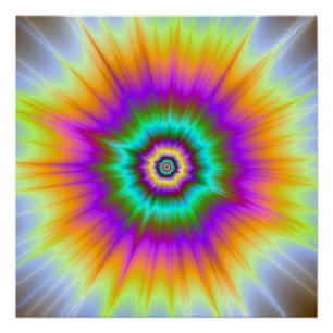 Super Nova in Farbe das Zazzle perfekte Poster