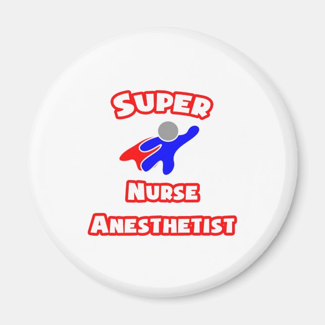 Super Nurse Anästhesist Magnet (Vorne)