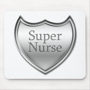 Super Nurse Emblem Mousepad