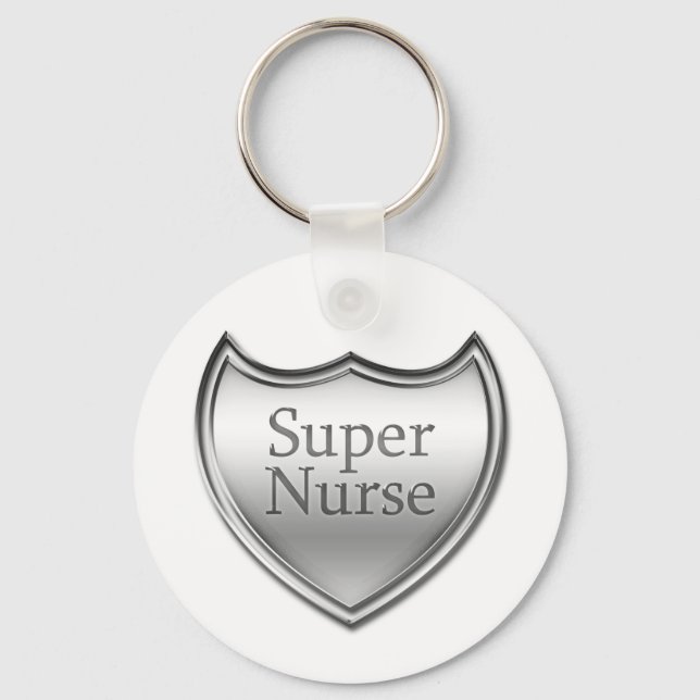 Super Nurse Emblem Schlüsselanhänger (Vorderseite)