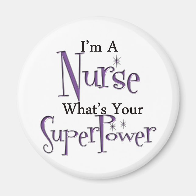 Super Nurse Magnet (Vorne)