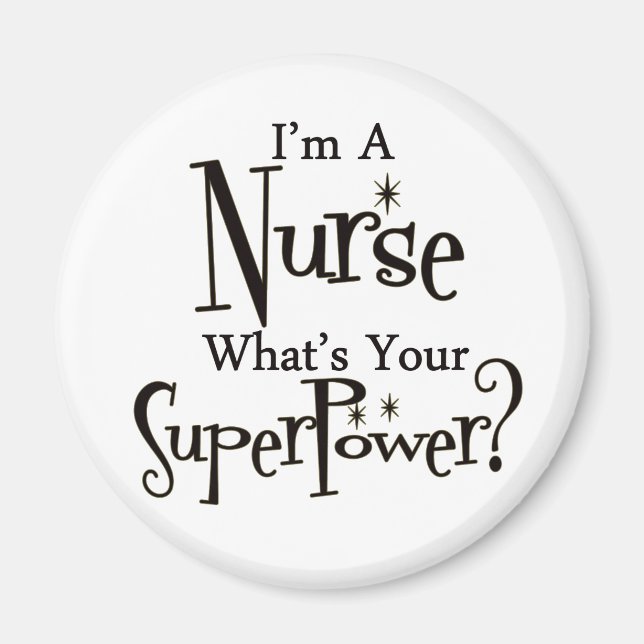 Super Nurse Magnet (Vorne)