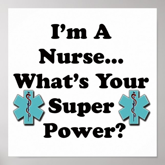 Super Nurse Poster (Vorne)