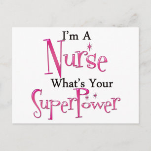 Super Nurse Postkarte