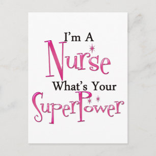 Super Nurse Postkarte