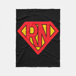 Super Nurse Rn Superhero Registered Nurse Hero Fleecedecke
