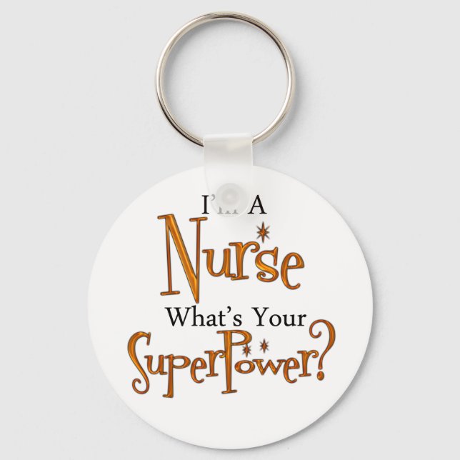 Super Nurse Schlüsselanhänger (Vorderseite)