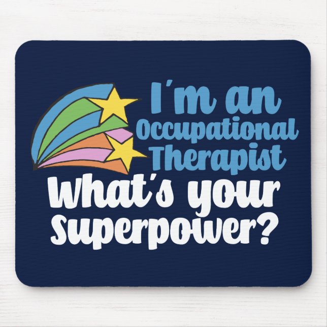 Super Occupational Therapeutic Niedlich OT Mousepad (Vorne)