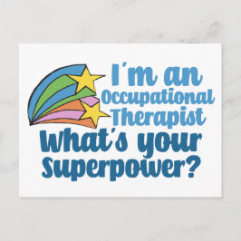 Super Occupational Therapeutic Niedlich OT Postkarte