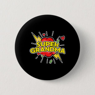 Super Oma Superhero - Tag der Großmutter Button