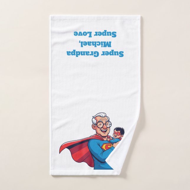Super Opa Badetuch Handtuch (Handtuch)
