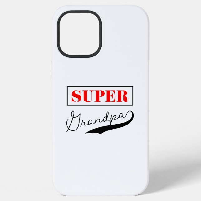 Super Opa iPhone Hülle (Rückseite)