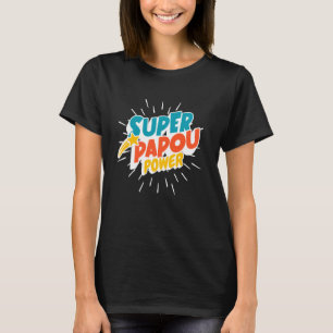 Super Opa Power Griechischer Opa Lustiger Held Vat T-Shirt