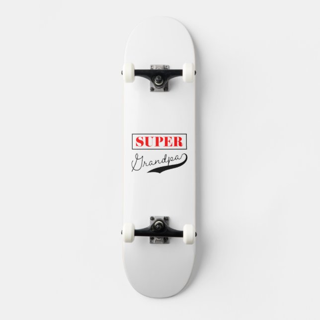Super Opa Skateboard (Vorderseite)