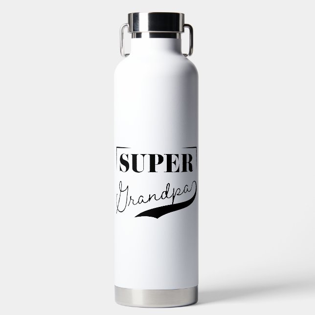 Super Opa Wasserflasche Trinkflasche (Vorderseite)