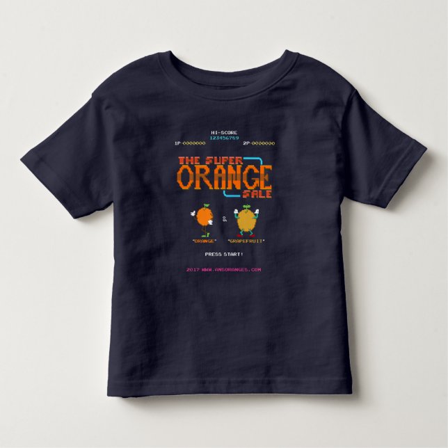 Super orange Verkaufs-Marine-Kleinkind-T - Shirt (Vorderseite)