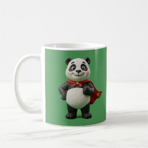 Super-Panda-Held Süße Ton Cartoon-Tasse Kaffeetasse