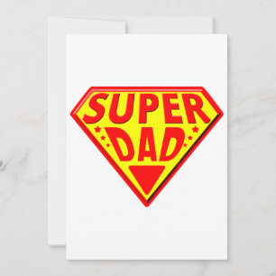 Super Papa - Alles Gute zum Vatertag Einladung