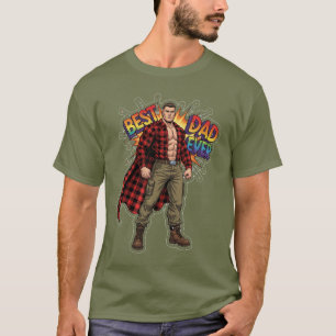 Super Papa - Bester Papa Aller Zeiten Comic-Held-V T-Shirt
