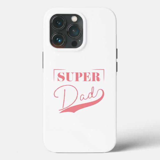 Super Papa Case-Mate iPhone Hülle (Rückseite)