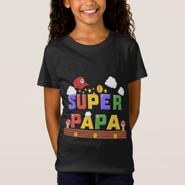 Super Papa T-Shirt (Vorderseite)