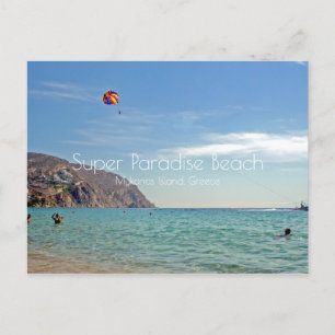 Super Paradise Beach Postkarte
