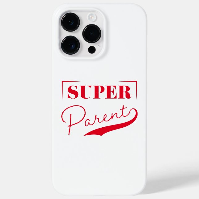 Super Parent Case-Mate iPhone Hülle (Rückseite)