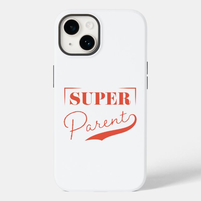 Super Parent Case-Mate iPhone Hülle (Rückseite)