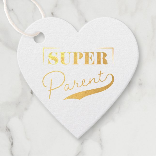 Super Parent Geschenkanhänger (Vorderseite)