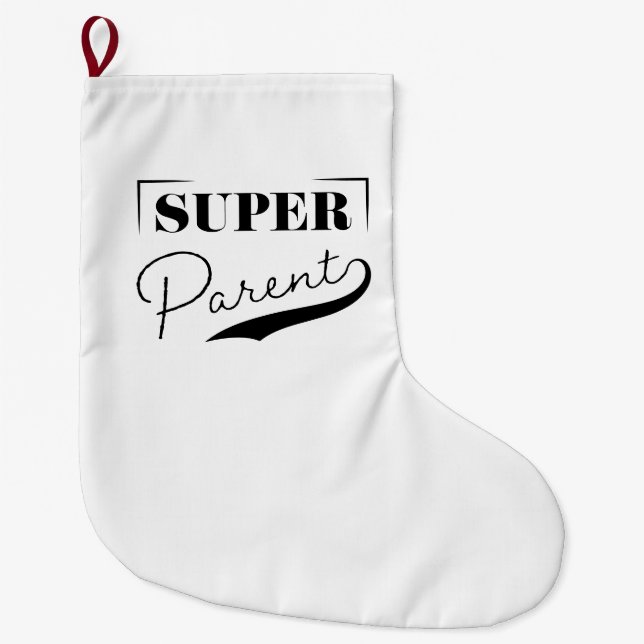 Super Parent Großer Weihnachtsstrumpf (Vorderseite)