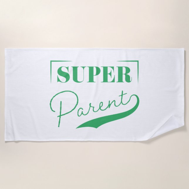 Super Parent Strandtuch (Vorderseite)