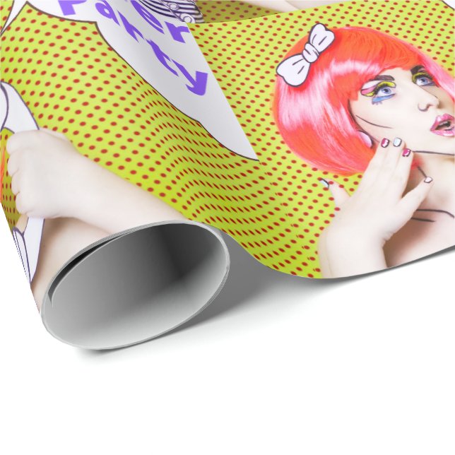 Super Party Geschenkpapier (Rolleneckpunkt)