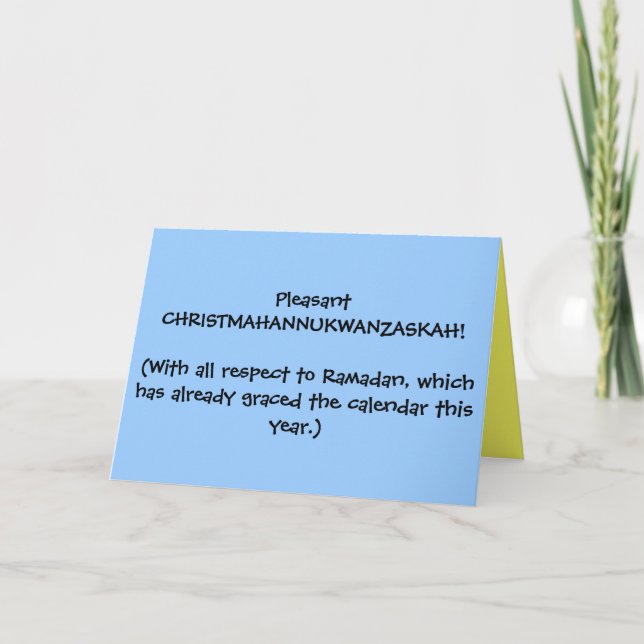 Super-PC-Urlaubskarte Feiertagskarte (Vorderseite)