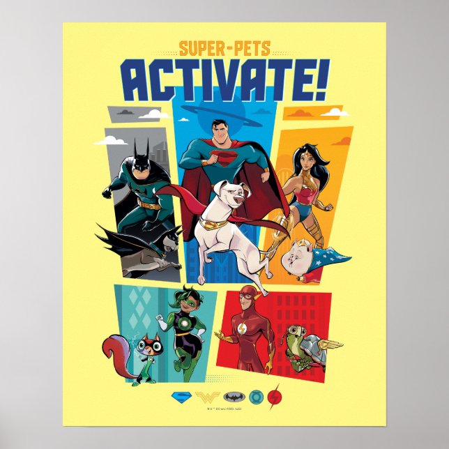 Super-Pets & Justice League - Activate! Poster (Vorne)