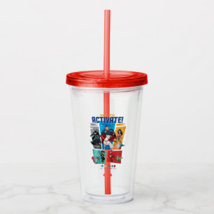 Super-Pets & Justice League - Aktivieren! Acryltrinkbecher