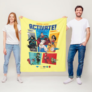 Super-Pets & Justice League - Aktivieren! Fleecedecke