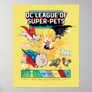 Super-Pets: Wir sind ein Pack, wir halten zusammen Poster