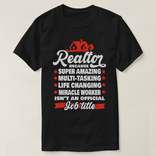 Super Phantastisch Real Anwesen Agent Männer  T-Shirt (Design vorne)