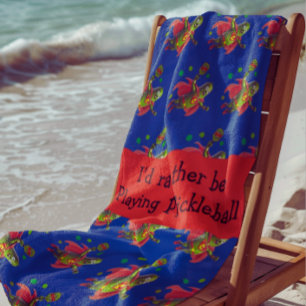 Super Pickleman Personalisiert Strandtuch