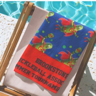 Super Pickleman Personalisiert Strandtuch