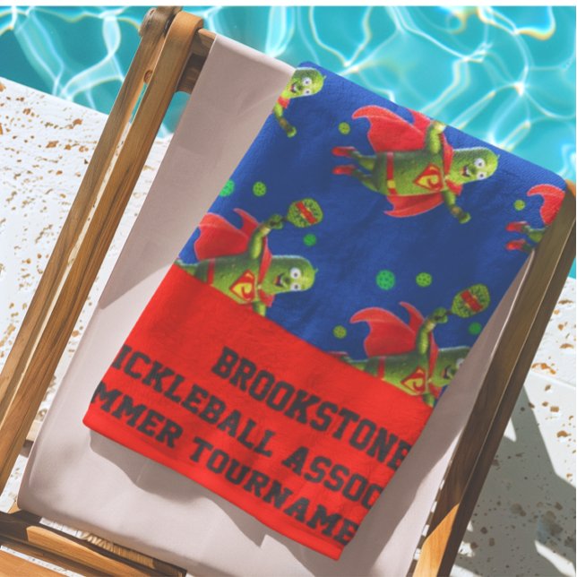 Super Pickleman Personalisiert Strandtuch (Fun personalized beach towels!)