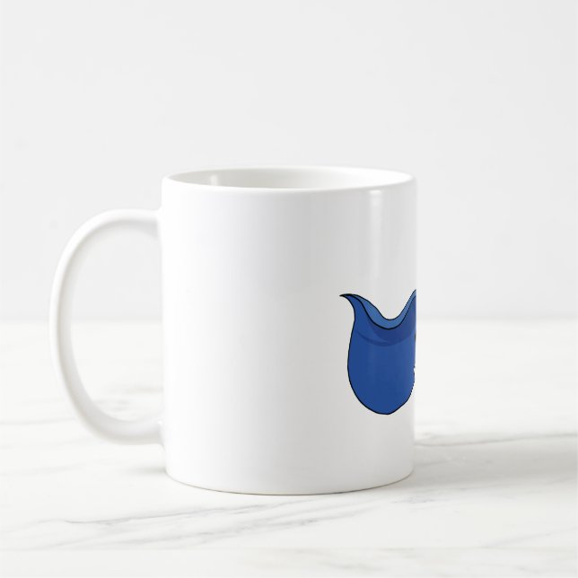 Super-Pille Cartoon-Held Charakter Kaffeetasse (Links)