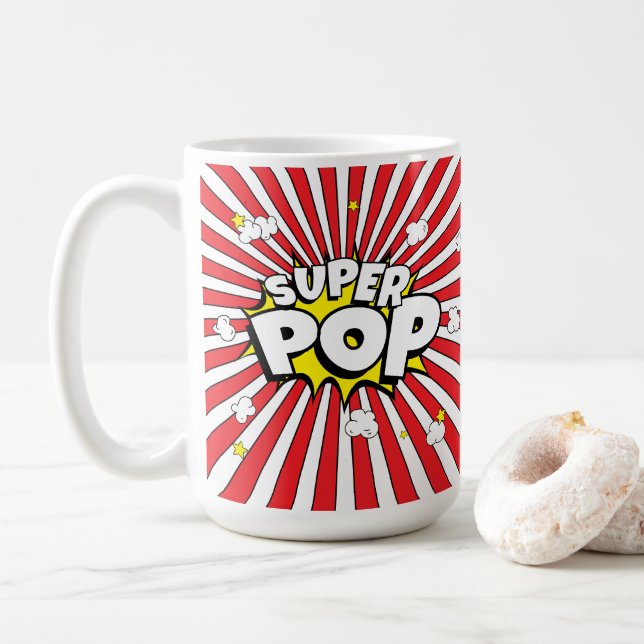 SUPER POP! 'Corniger' Papa-Humor Kaffeetasse (Mit Donut)