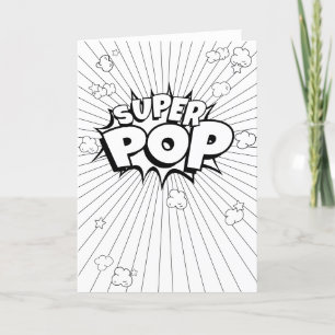 SUPER POP! D.I.Y., Spaß, Popcorn Pun Blindkarte Feiertagskarte